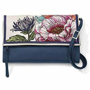 Brighton Enchanted Garden Embroidered Flap Organiz